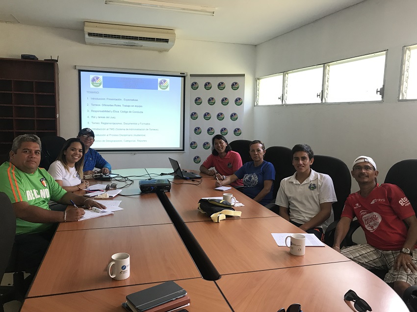 Judges and umpires' training course in Managua